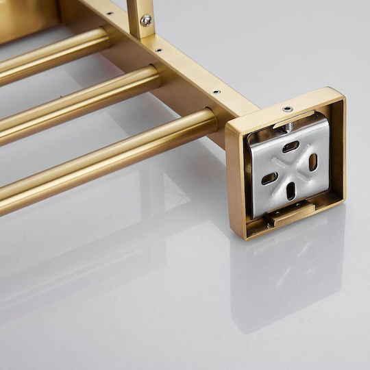 Wall-Mounted with Screws Inox Gold