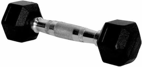 Optimum Hexagonal Rubber Dumbbell 1 x 1kg