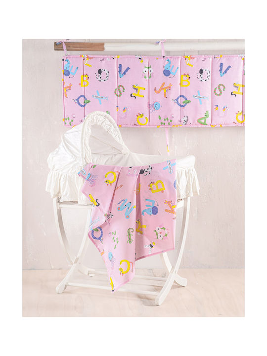 Rythmos Baby Bettlaken Für Krippe Baumwoll Rosa 120x160cm 3 Stück