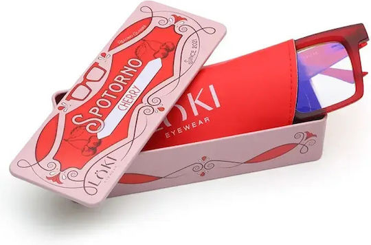 Loki Reading Glasses +3.00 In Burgundy Colour 65897
