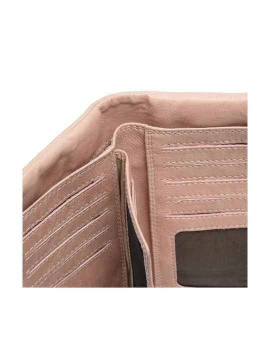 Small Leather Women's Wallet Pink