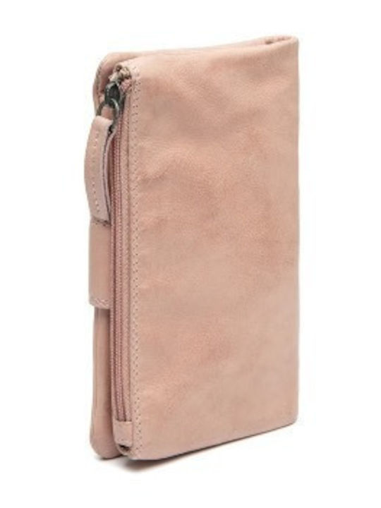 Small Leather Women's Wallet Pink