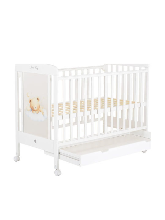 Căsuță De Copii Albă Pentru Saltea 60x120cm