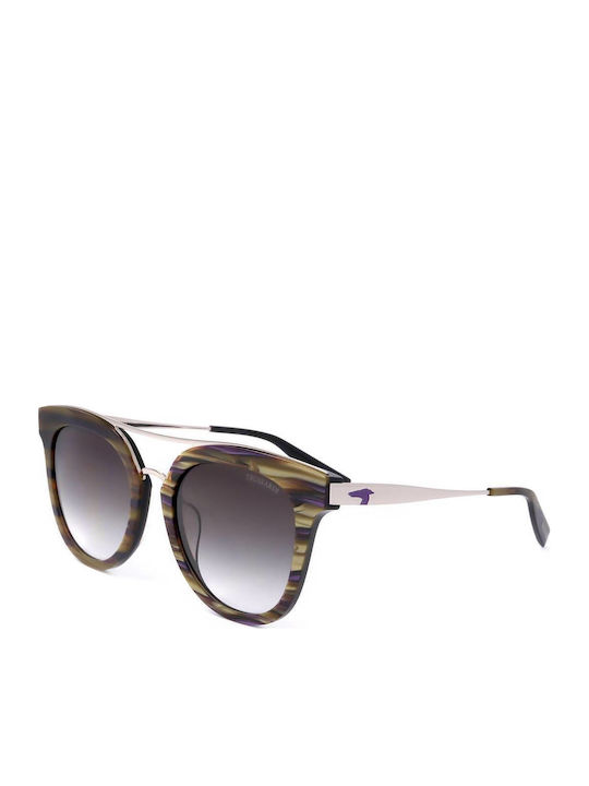 Trussardi Γυαλιά Ηλίου Καφέ με Σκελετό Trussardi Γυαλιά Ηλίου Καφέ με Σκελετό