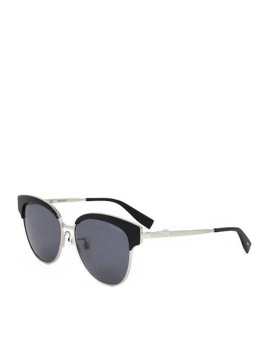 Trussardi Γυαλιά Ηλίου Ασημί με Σκελετό Trussardi Γυαλιά Ηλίου Ασημί με Σκελετό