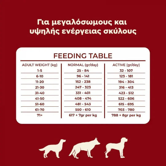 Ethelia Titans Large Breeds 12kg Dry Dog Food Large Breeds With Chicken