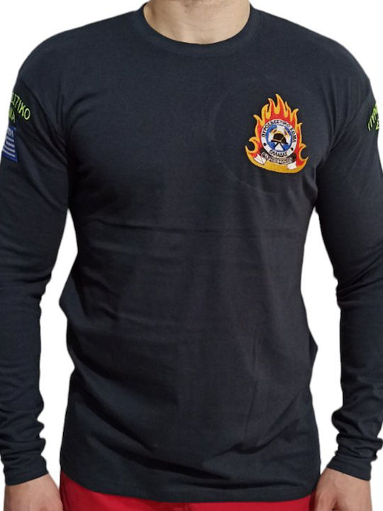Fire Department Long-Sleeve Cotton Shirt Solspsmmmako