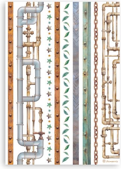 Washi Stickers Pad A5 8 Sheets A New Beginning Stamperia