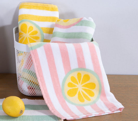 Nef-Nef Homeware Tea Towel Made of 100% Cotton in Yellow Colour 40x60cm Nef-Nef Homeware Tea Towel Made of 100% Cotton in Yellow Colour 40x60cm