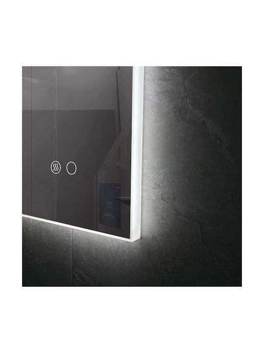 Polihome Καθρέπτης Τοίχου με Πλαίσιο 80x60cm