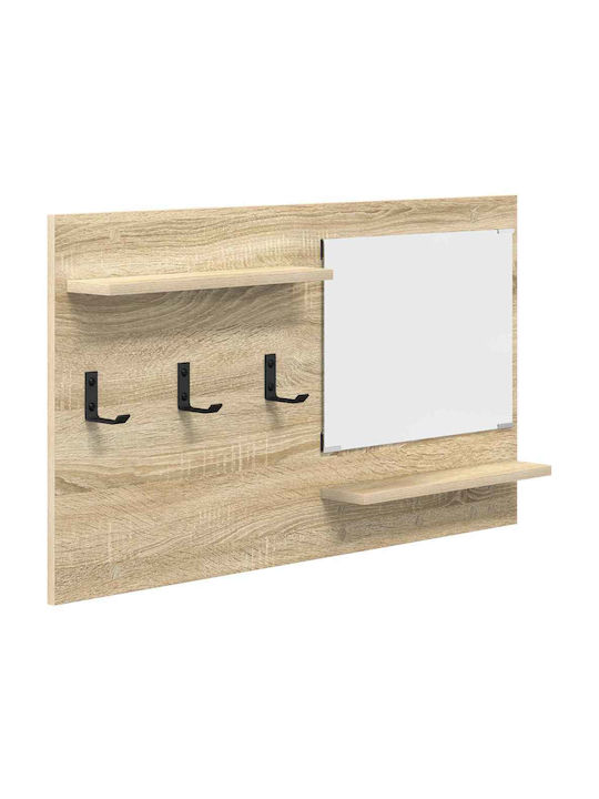 Hallway Furniture with Mirror & Hanger 90x10x50cm