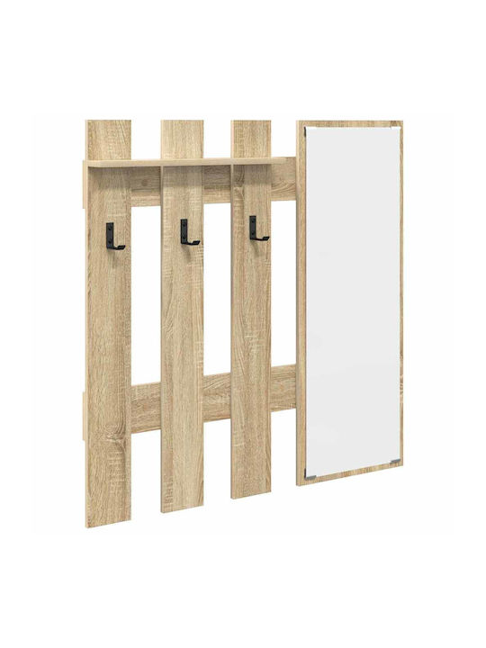 Hallway Furniture with Mirror & Hanger 100x10x100cm