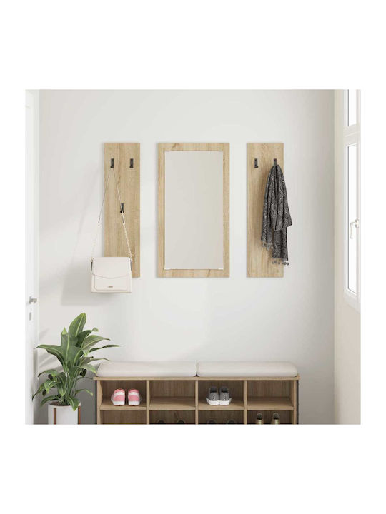 Έπιπλο Εισόδου με Καθρέπτη & Κρεμάστρα 96x90x90εκ.