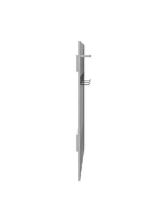 Hallway Furniture with Mirror & Hanger 100x10x100cm