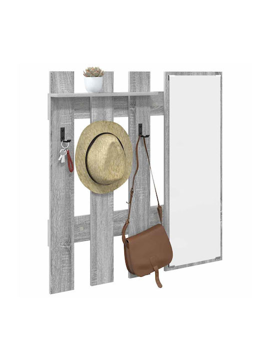 Hallway Furniture with Mirror & Hanger 100x10x100cm