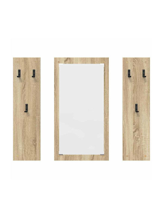 Έπιπλο Εισόδου με Καθρέπτη & Κρεμάστρα 96x90x90εκ.