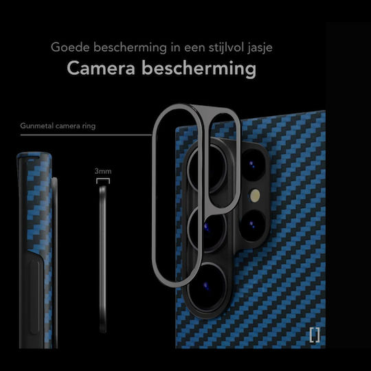 Nekit Handyhülle Kunststoff / Aramidfaser 1mm Blau Galaxy S26 Ultra