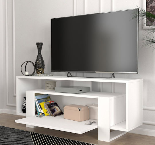 TV Stand Olbia White L120xD33xH48.6cm