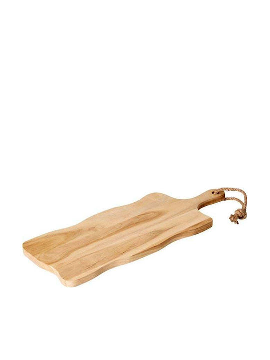 Дърво Поднос за сервиране с Дръжки в Кафяв Цвят 49x20x1.5см J11200280 1бр
