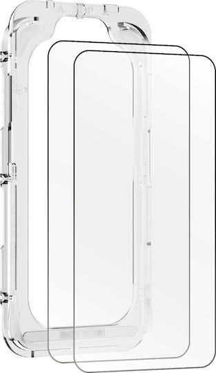 Mobile Origin 2.5D 0.33mm Tempered Glass 2τμχ (iPhone 17 / 17 Pro / 16 Pro)