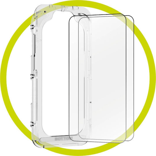 Mobile Origin 2.5D 0.33mm Tempered Glass 2τμχ (iPhone 17 / 17 Pro / 16 Pro)