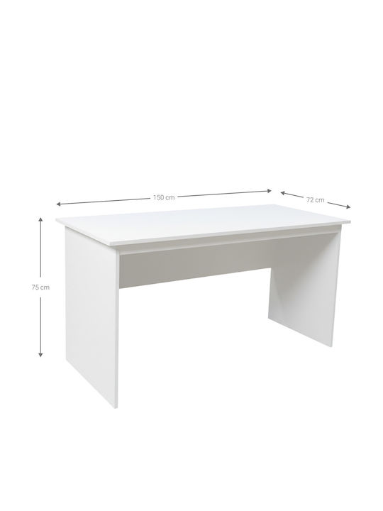 Desk Arden Wooden Leuko 150x72x75cm