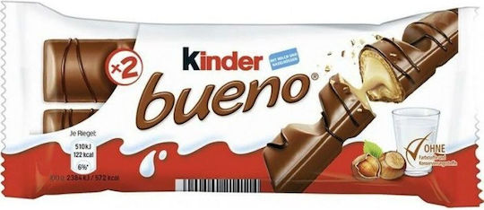 Kinder Bueno Milk Chocolate Hazelnut 43g 10 Pieces