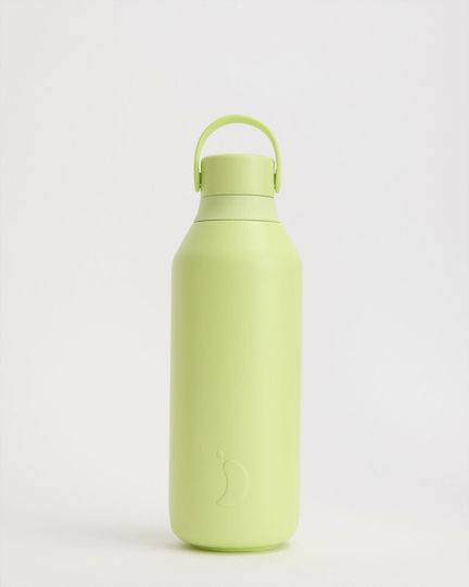 Chilly's Series 3 Thermosflasche Rostfreier Stahl BPA-frei 500ml Limelite