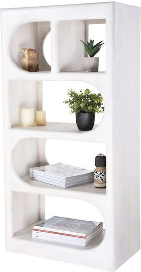 Bücherregal Kommo Weiß 60x35x120cm