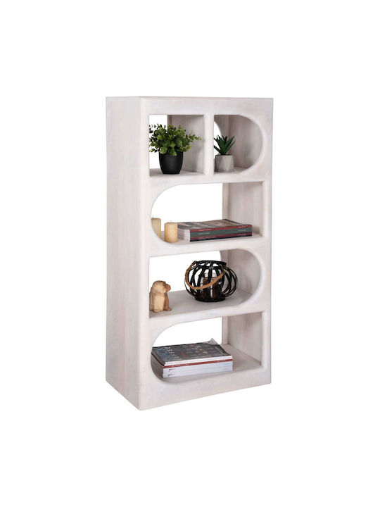 Bücherregal Kommo Weiß 60x35x120cm