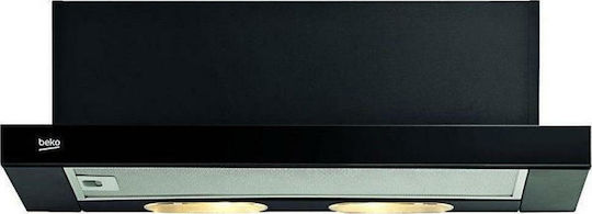 Beko Sliding Vent Hood 60cm Black