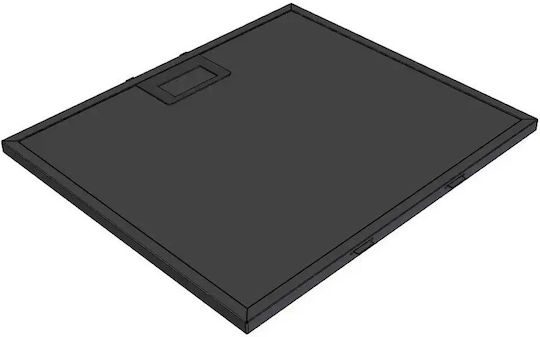 Airforce F300 BL/A/75 Chimney Hood 75cm Black