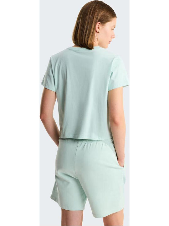 Damen T-Shirt Hellblau