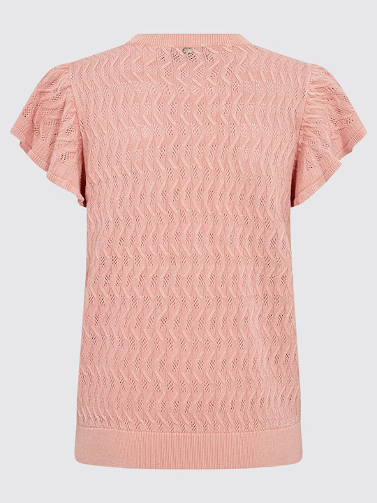 Damen Baumwollpullover Rosa