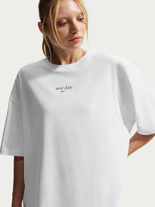 Dri-fit Γυναικείο Αθλητικό T-shirt Dri-Fit Λευκό