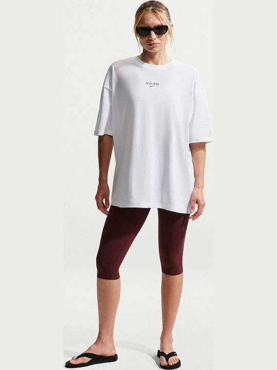 Dri-fit Γυναικείο Αθλητικό T-shirt Dri-Fit Λευκό