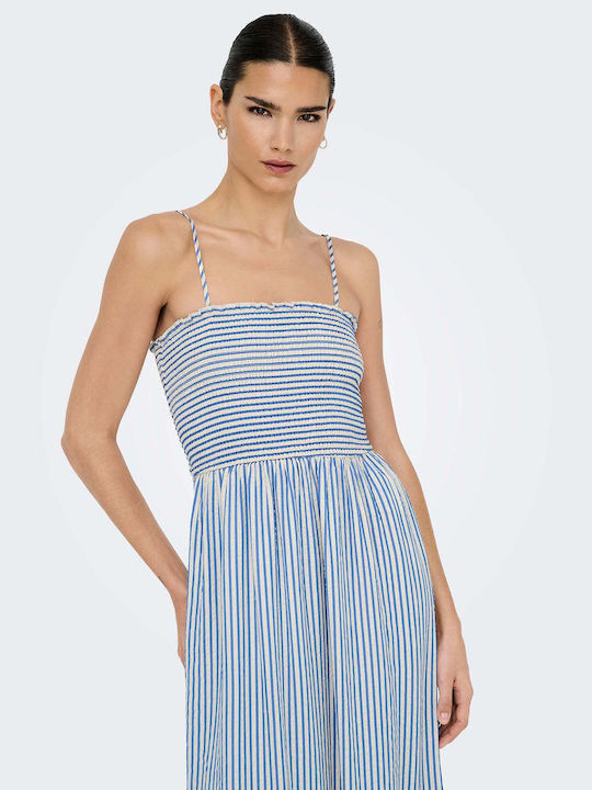 Summer Midi Dress Blue