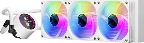 1STPLAYER Thunderstorm TS4 360 AIO Водно Охлаждане За CPU С 3 Вентилатора 120mm И ARGB Осветление Бял