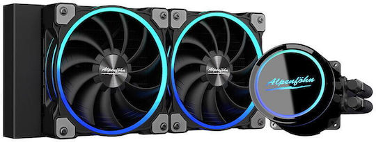 Alpenfoehn Gletscherwasser 240 ARGB Sisteme De Răcire Cu Apă AIO CPU Cu 2 Ventilatoare 120mm