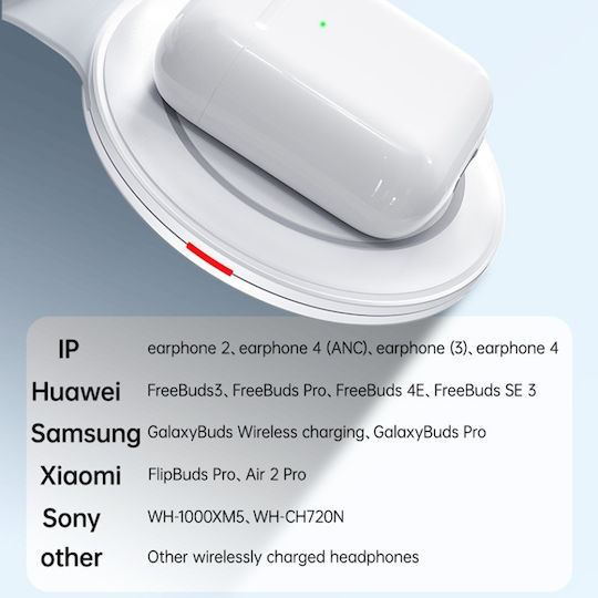 Yesido Încărcător Wireless (Qi Pad) 15W Alb