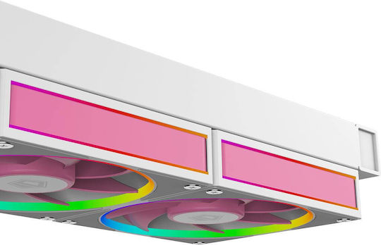 ID-Cooling FX240 Infinity Sisteme De Răcire Cu Apă AIO CPU Cu 2 Ventilatoare 120mm Și Led ARGB Roz
