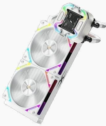 1STPLAYER X-Starship 240 Sisteme De Răcire Cu Apă AIO CPU Cu 2 Ventilatoare 120mm Și Led Argb Albă