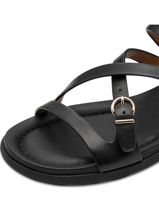 Leather Women's Sandals Black
