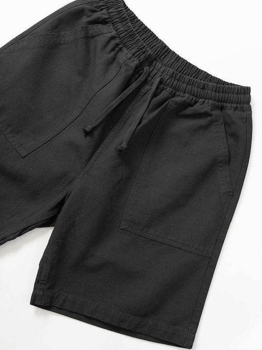 Pantaloni Scurți Bărbați Negru