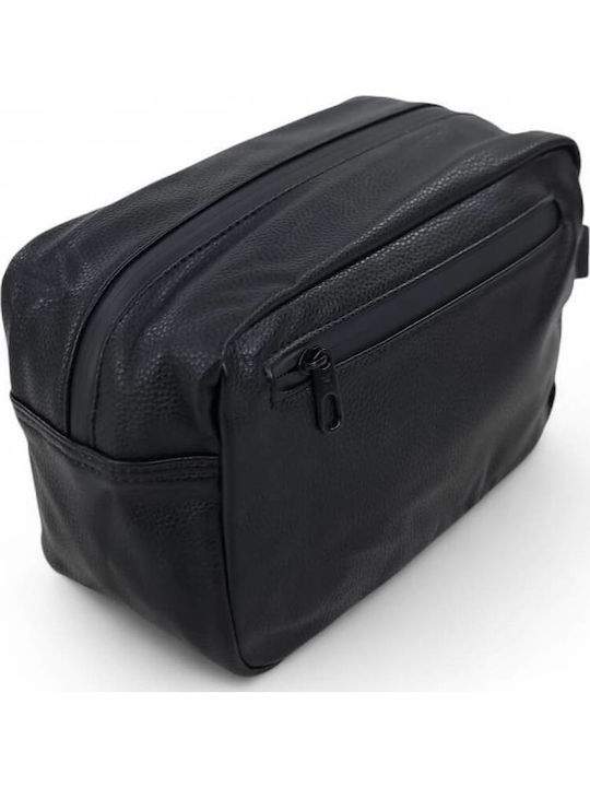 Reise-Kulturbeutel Cos01-z1-pu 25x12x17cm Synthetisches Leder Wasserabweisende Reißverschlüsse Reise-Kulturbeutel Cos01-z1-pu 25x12x17cm Synthetisches Leder Wasserabweisende Reißverschlüsse