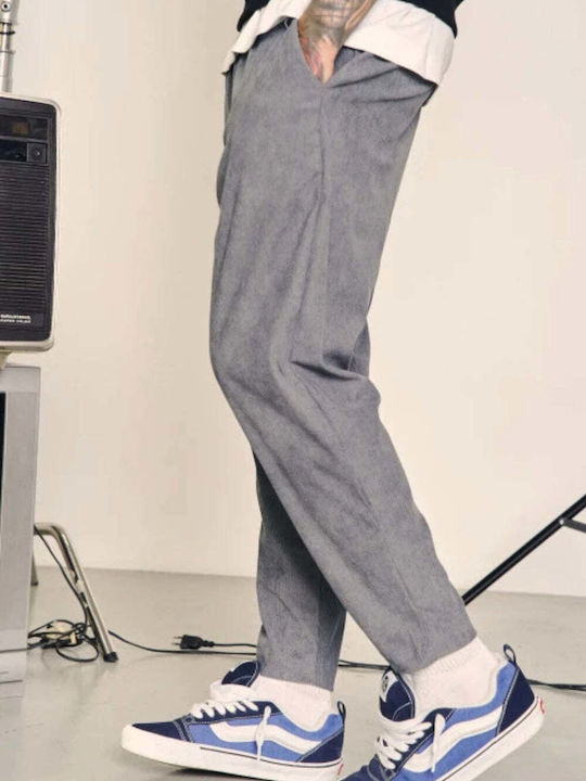 Pantaloni Bărbați Elastic Relaxed Fit Gri