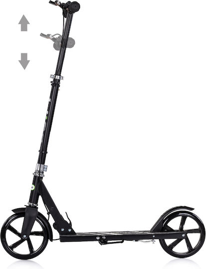 Kinderroller Klappbar Swift 2-Rad für 8+ Jahre Schwarz