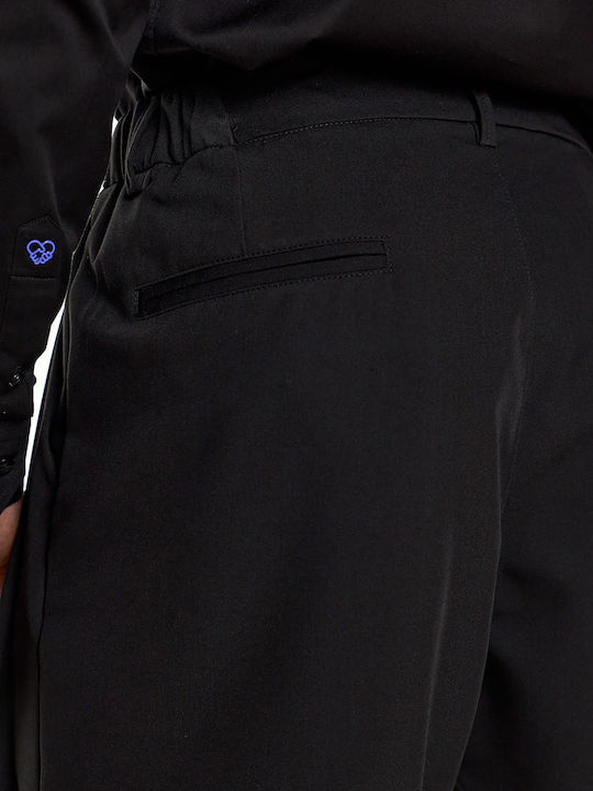 Elastic Black Trousers