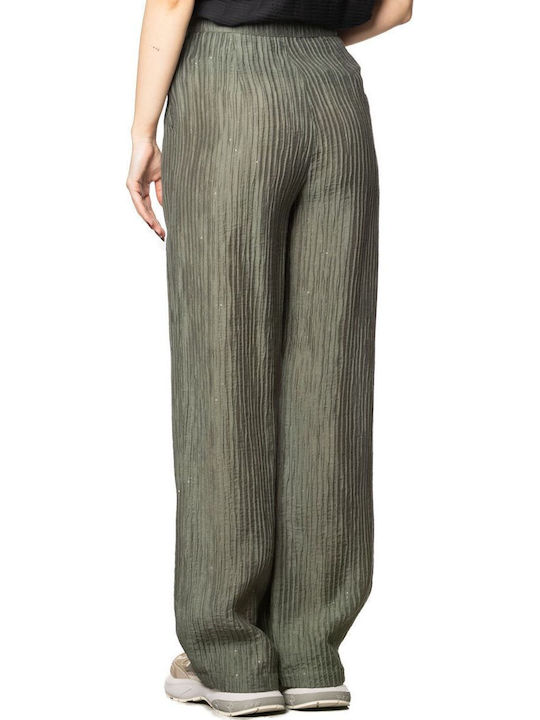 Damen Stoffhose Grün