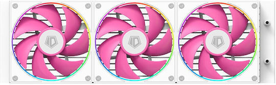 ID-Cooling FX360 Infinity Υδρόψυξη AIO CPU με 3 Ανεμιστήρες 120mm και ARGB Φωτισμό Ροζ